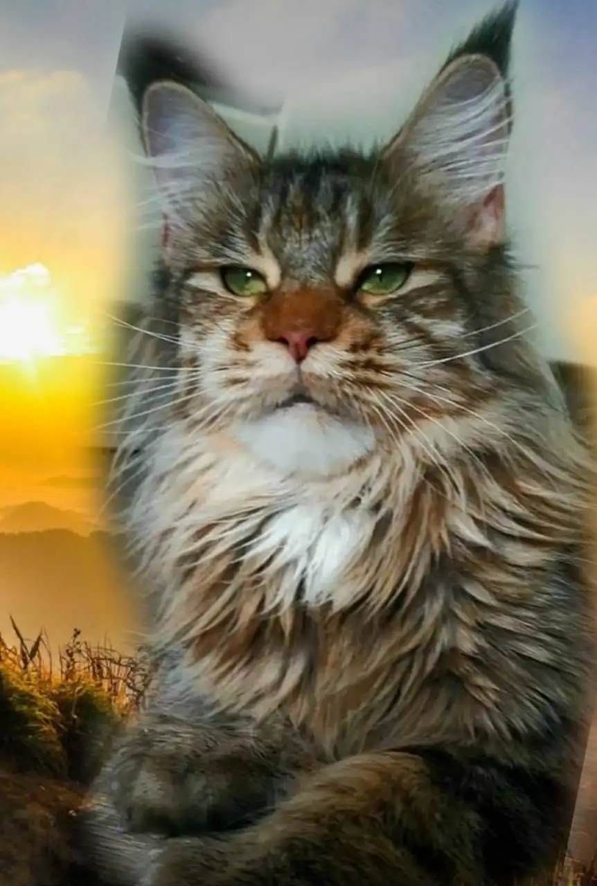 Пристройство котят мейн кун и взрослых кошек - Кошки (Животные) в Чебоксары