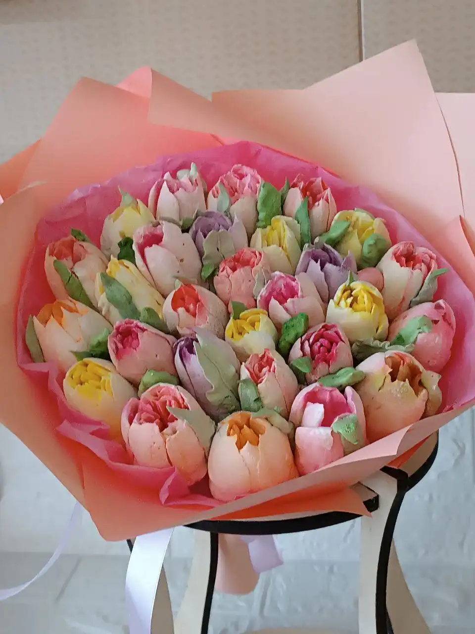 Букет из зефира ручной работы к 8 марта - Подарки ручной работы (Хобби и отдых) в Чебоксары