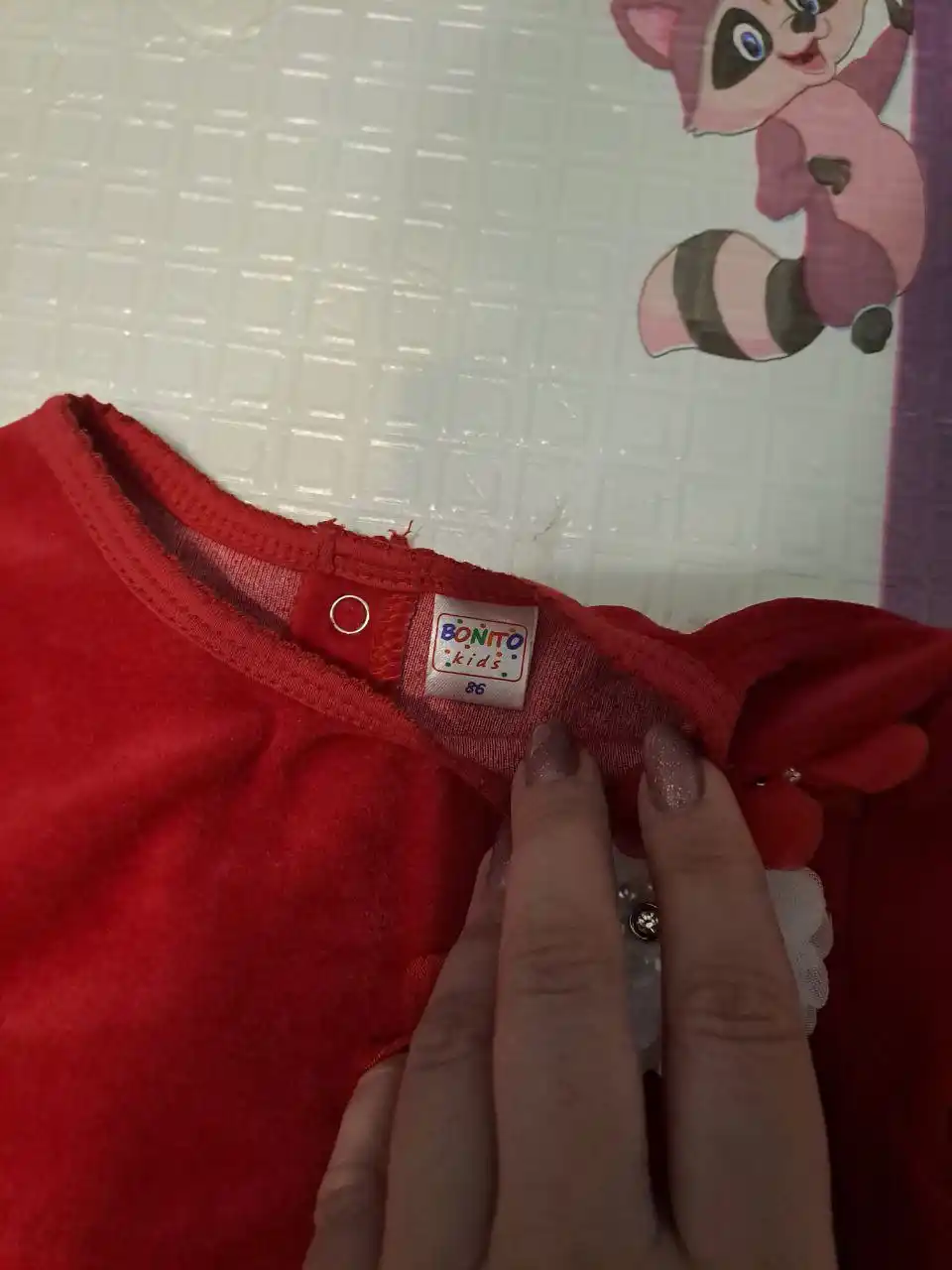 Велюровое платье для девочки