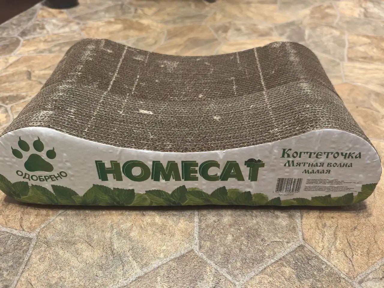 Картонная когтеточка для кошек Homecat