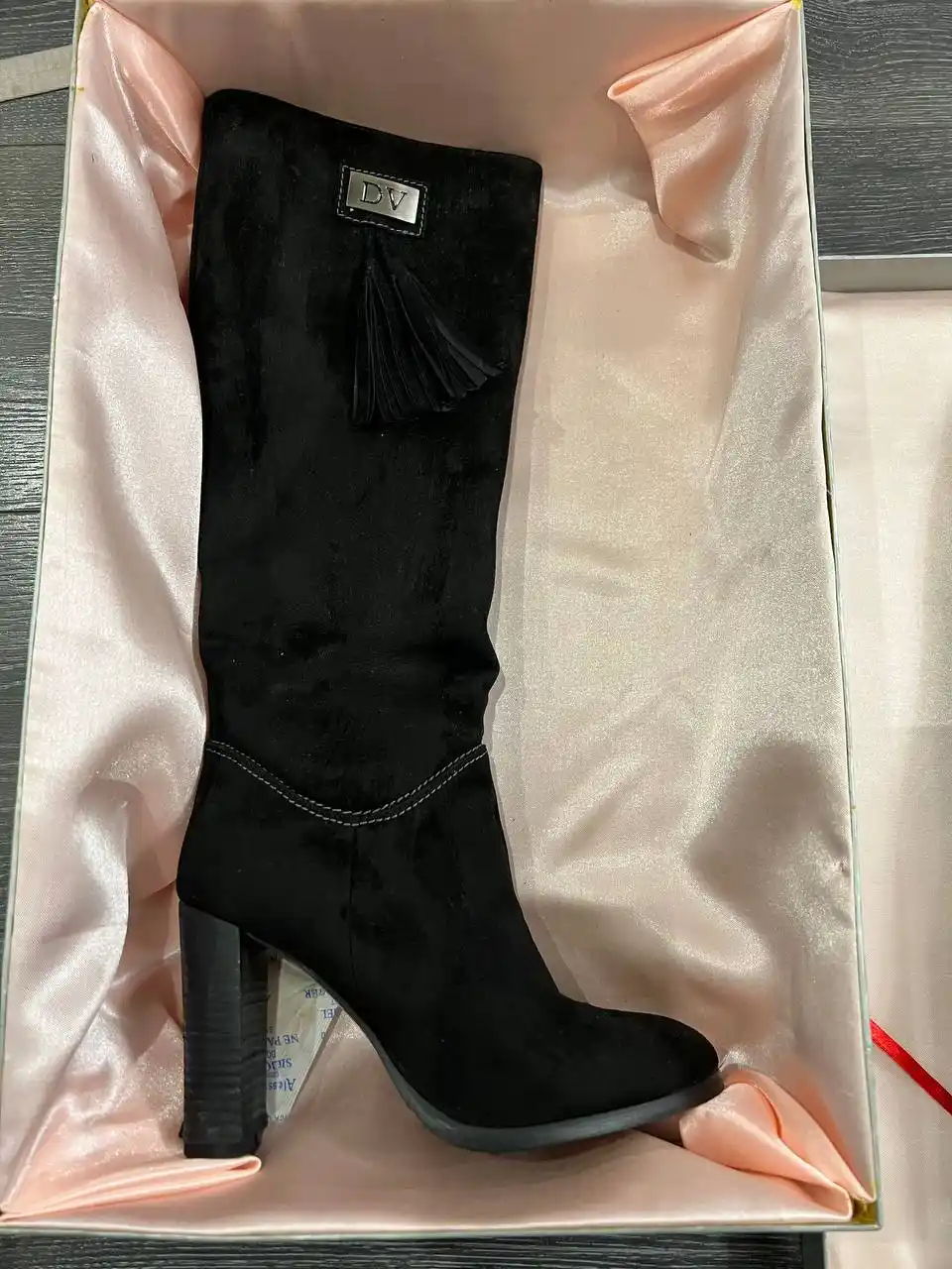 Зимние сапоги из натуральной замши