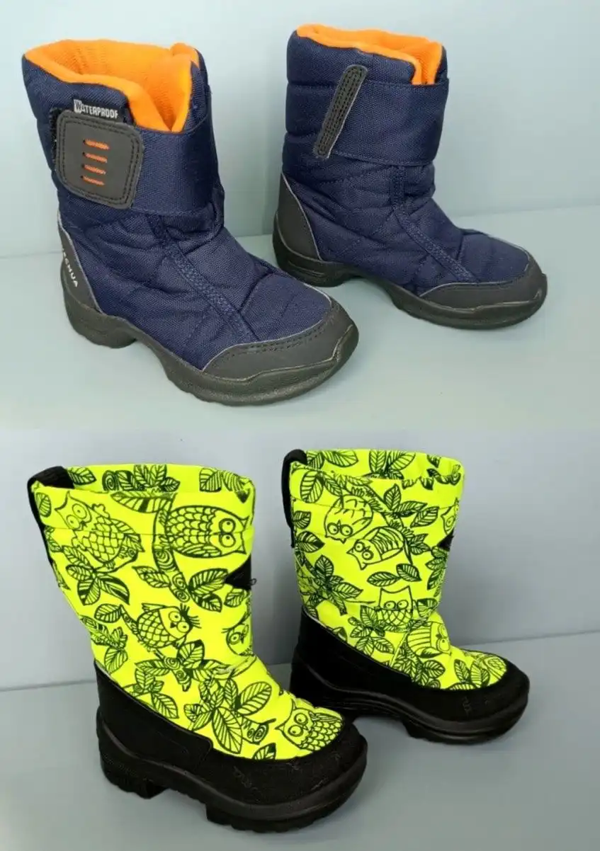 Продажа зимней обуви: сапоги Quechua и финские валенки Kuoma