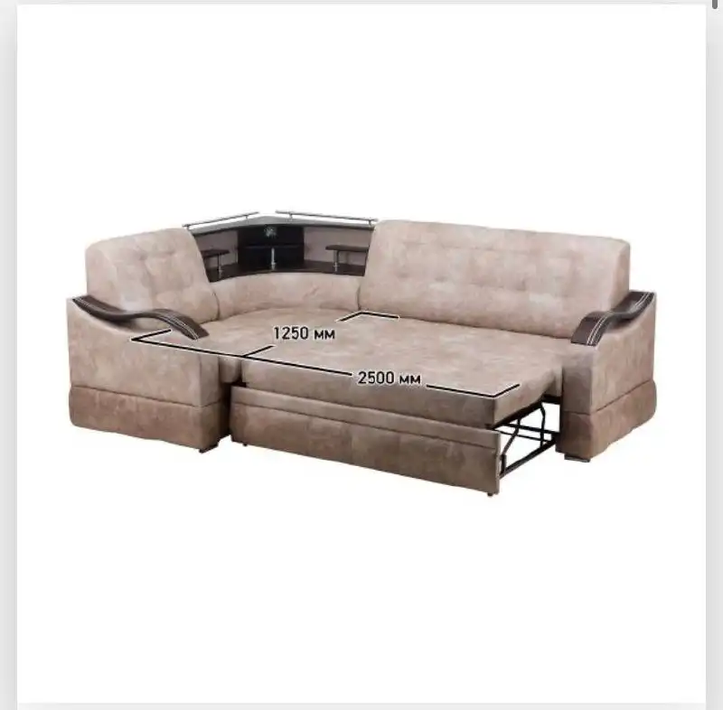 Продам угловой диван с подсветкой