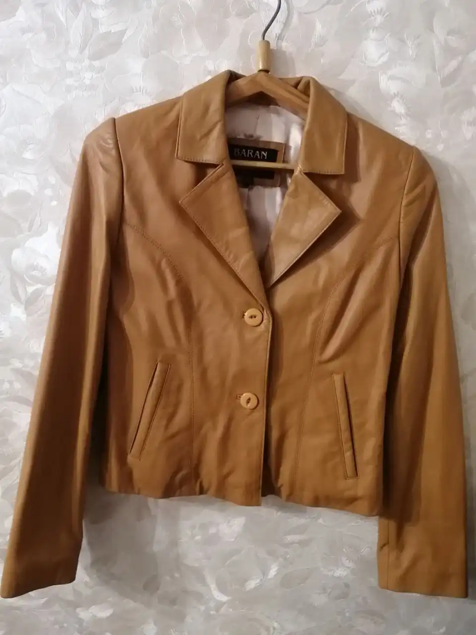 Пиджак из натуральной кожи, размер М (42-44), Турция