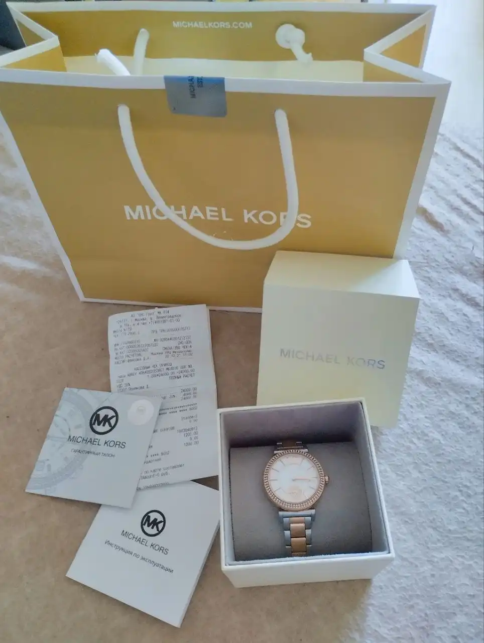 Женские часы Michael Kors оригинал для широкого запястья