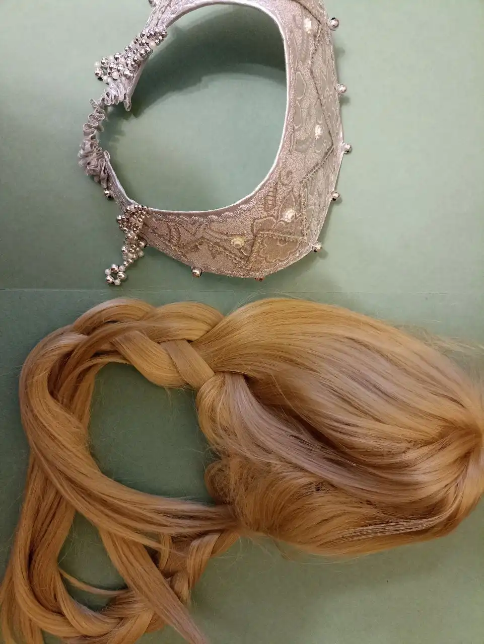 Кокошник с париком