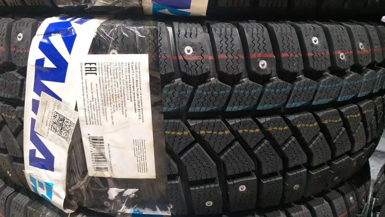 Новые зимние шипованные шины Viatti и Polar 2