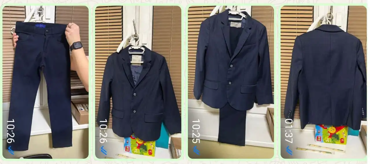 Новый фирменный костюм ZARA и ELITE CHOOSE для мальчика рост 128