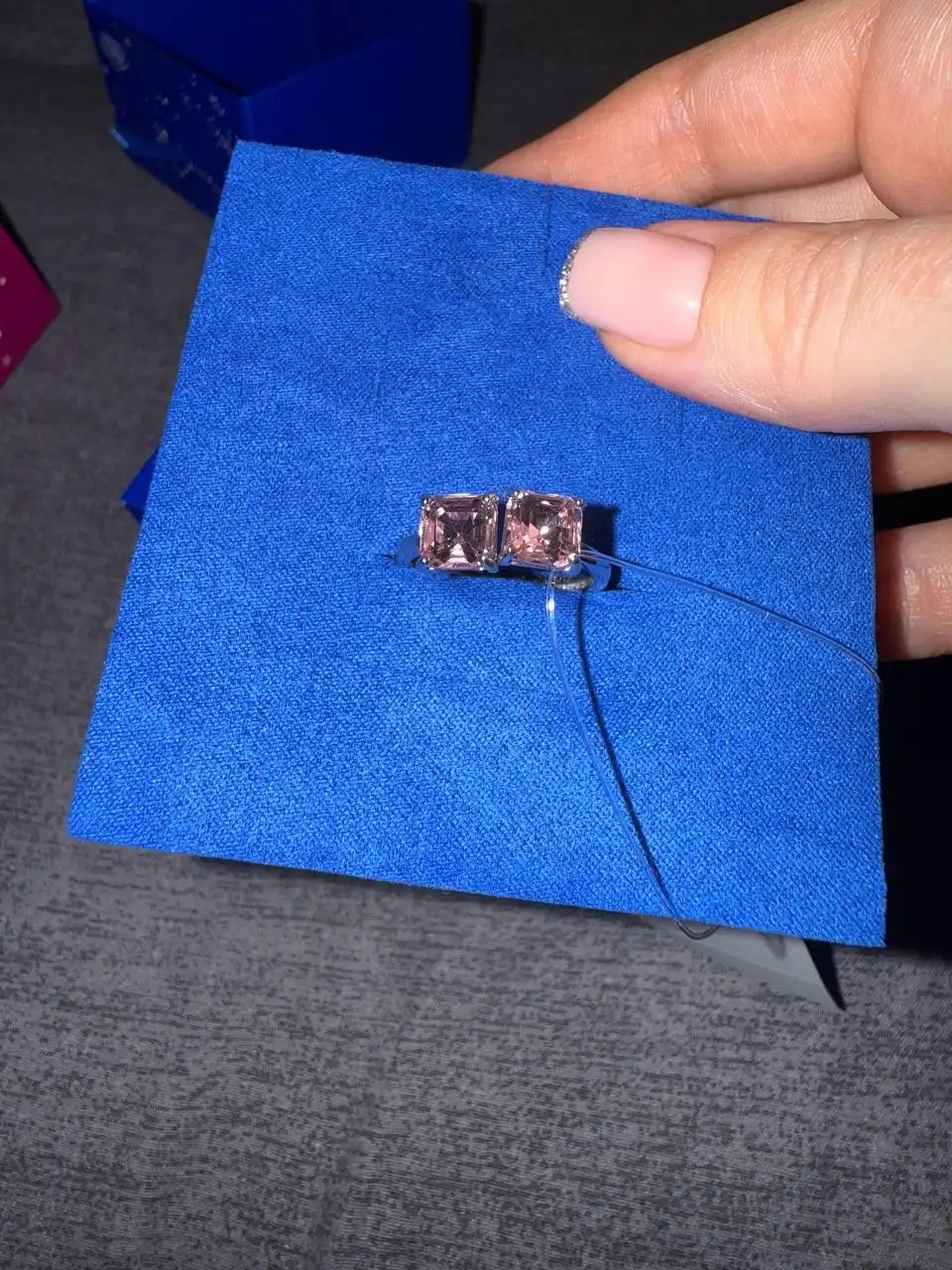 Продам боксы от Соколов: кольцо и подвеска в розовом цвете