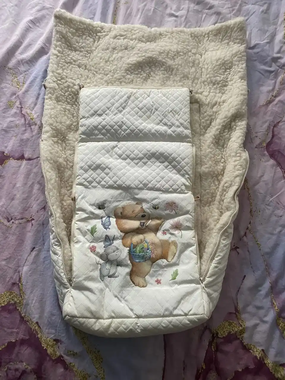 Кокон, шерсть овечки, б.у 1 сезон