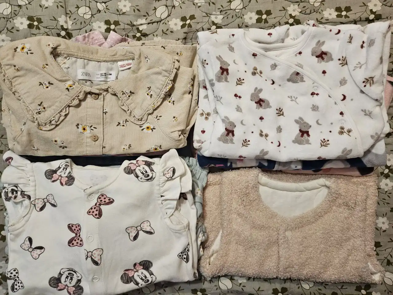 Детская одежда пакетом для девочки 1-1.5 лет