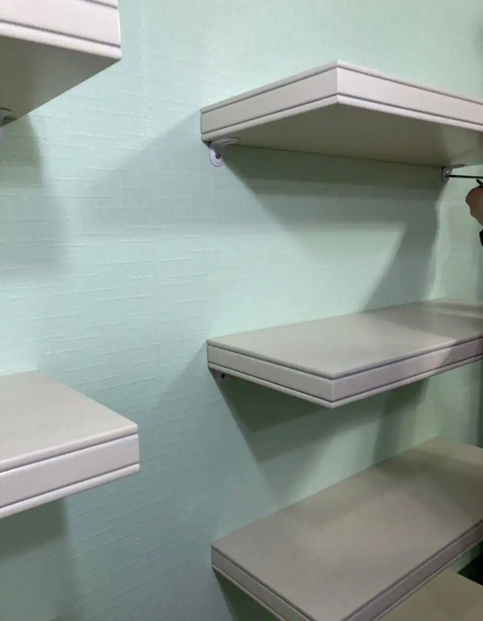 Навесная полка «Луиза» 60 см дуб белый - Полки (Для дома и дачи) в Королев