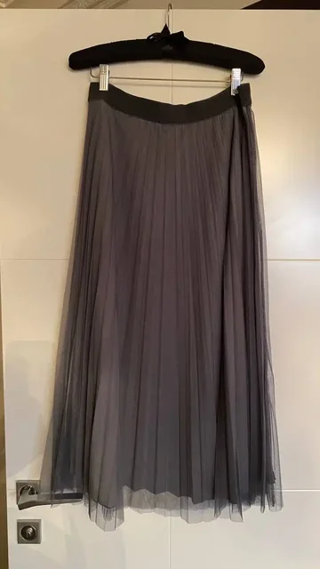 Юбка-плиссе двусторонняя бархат/фатин - Детская обувь в Королев