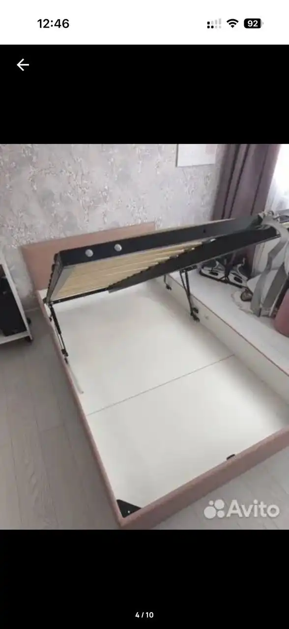 Двуспальная кровать с матрасом 120*200 - Мебель (Барахолка) в Королев