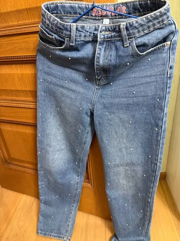 Джинсы Акула рост 164 состояние отличное - Одежда в Королев