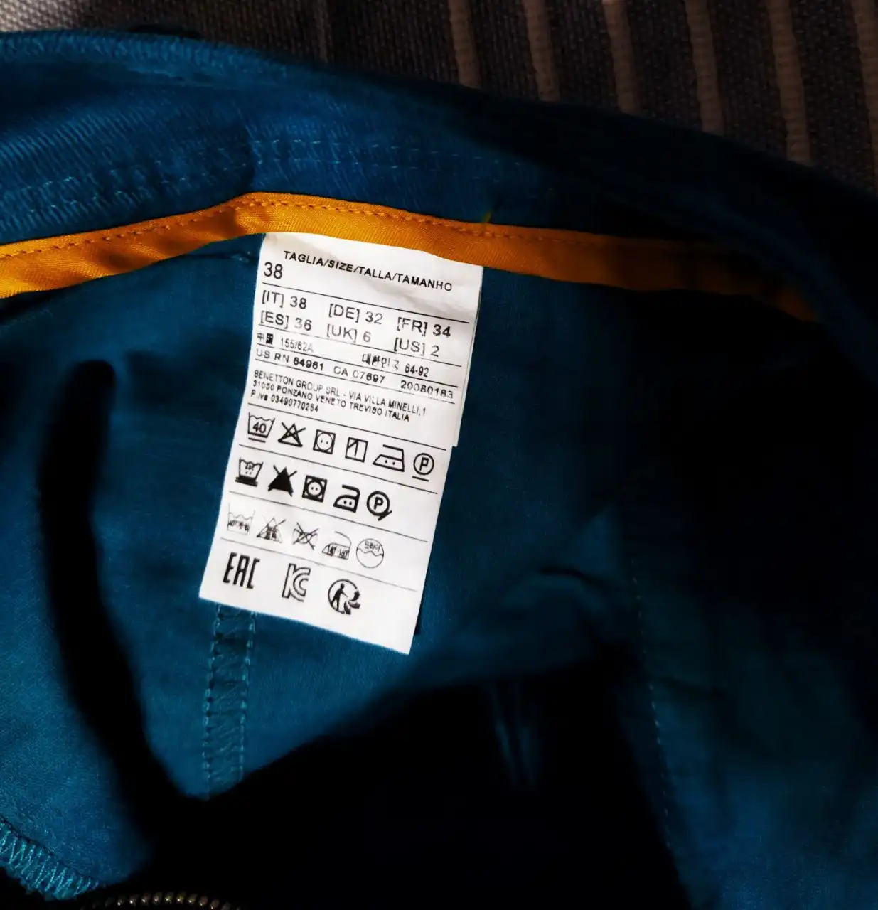 Брюки United Colors of Benetton вельвет оригинал - Брюки (Одежда) в Королев