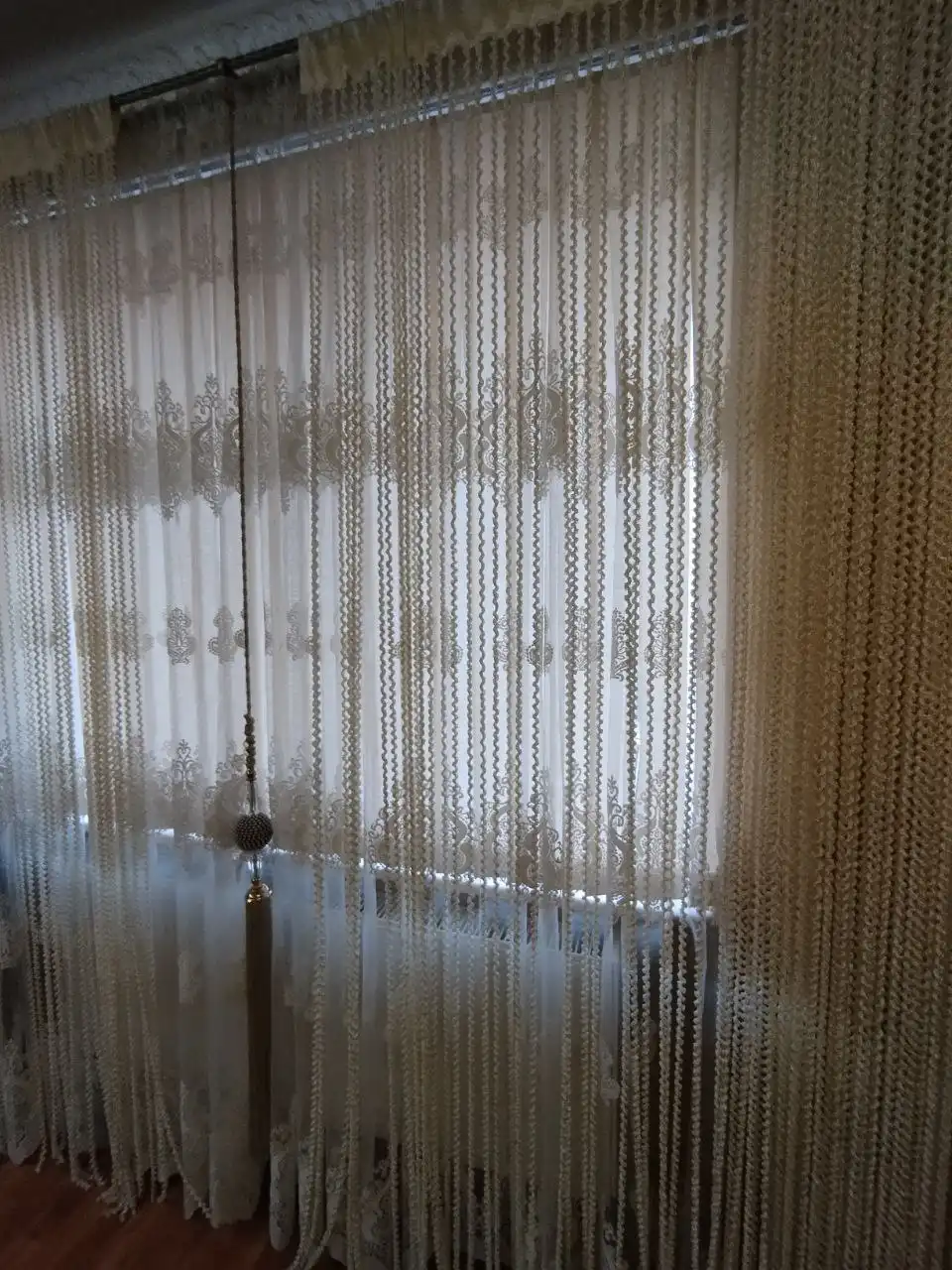 Отрез тюли с утяжелителем и б/у тюль - Текстиль (Для дома и дачи) в Королев