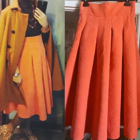 Дизайнерская тёплая юбка миди Mayskay roza - Одежда в Королев