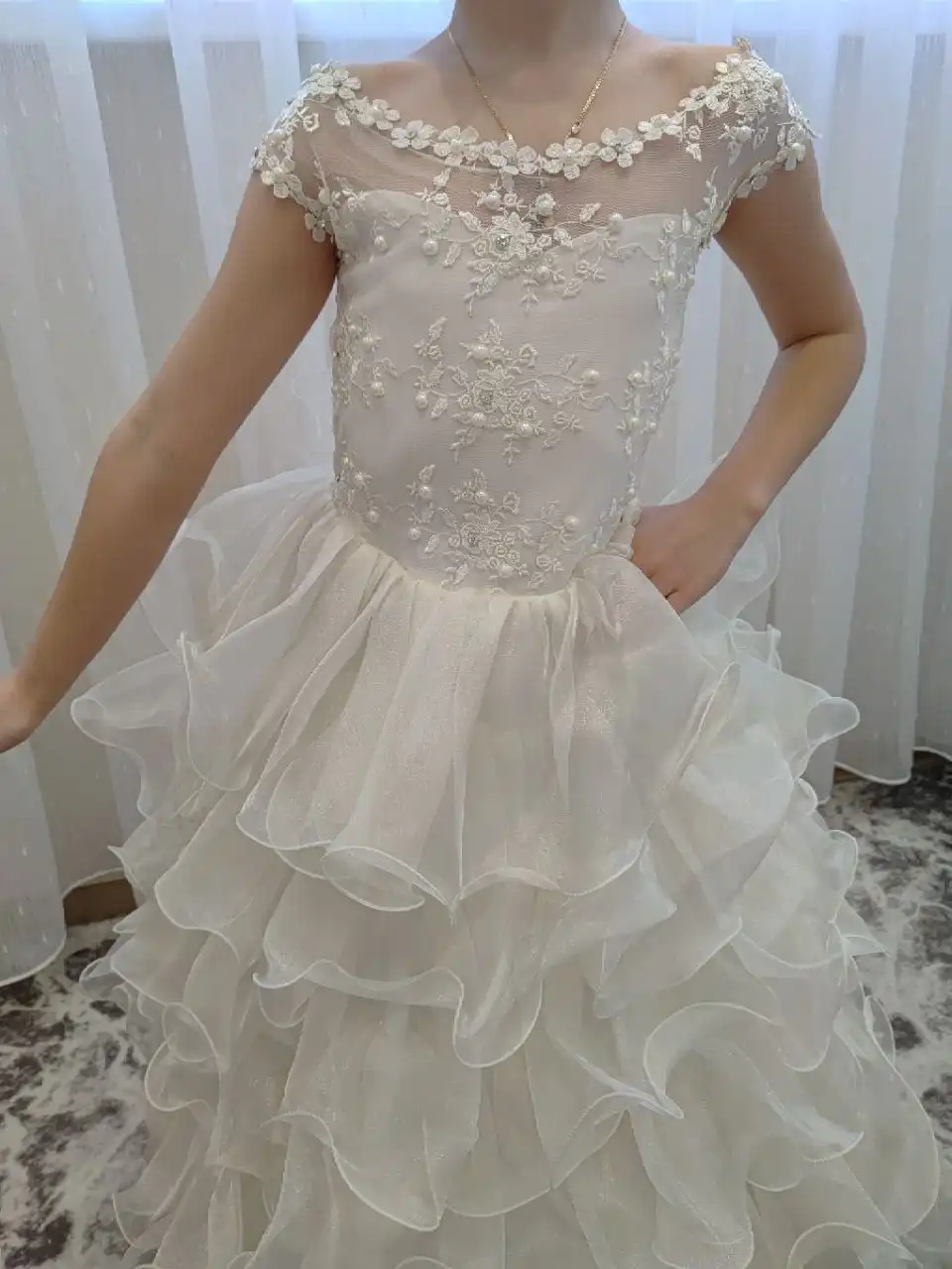 Платье для принцессы размер 6-7 лет - Детская одежда (Одежда) в Королев