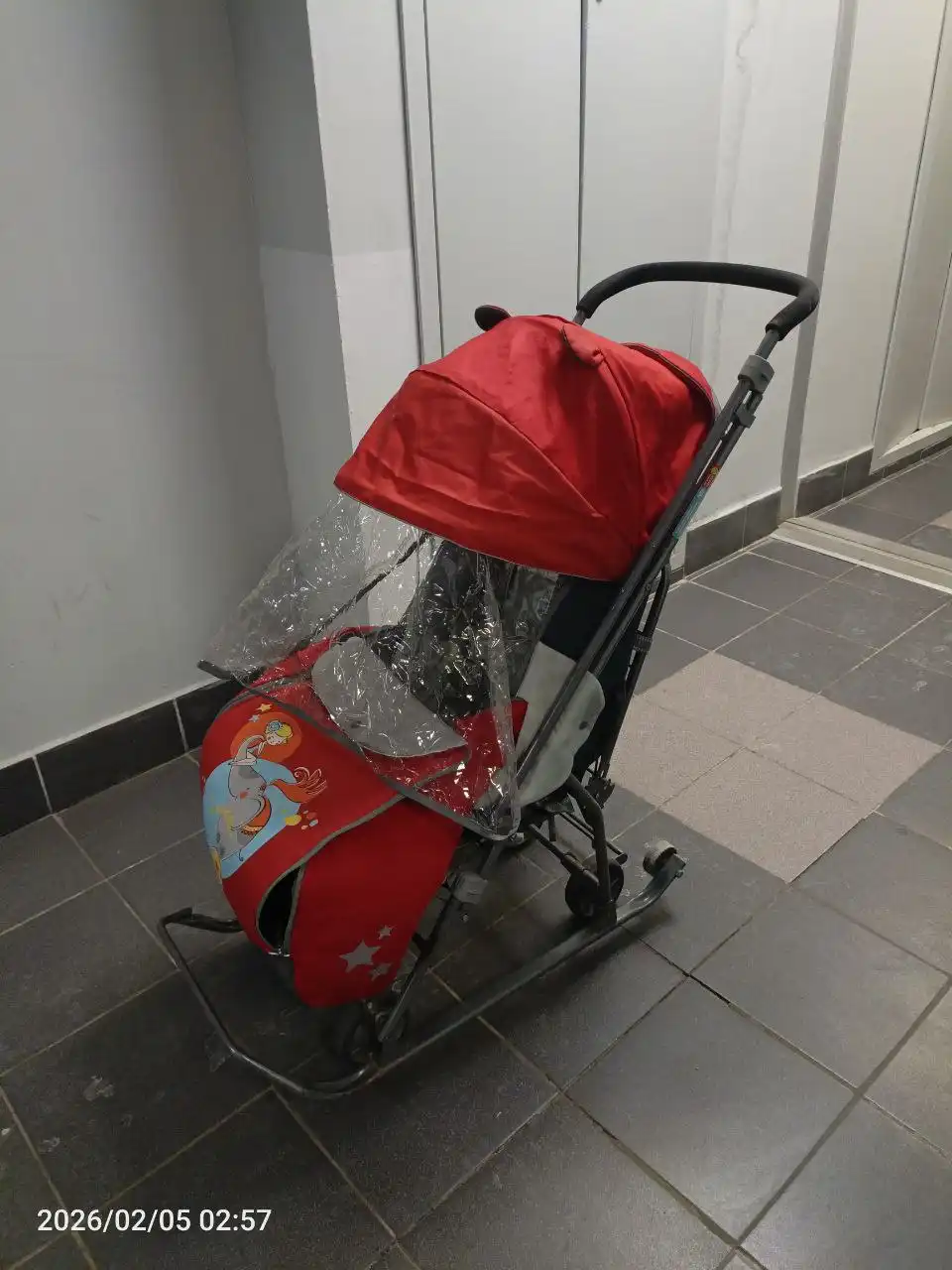 Санки-коляска в хорошем состоянии - Барахолка в Королев