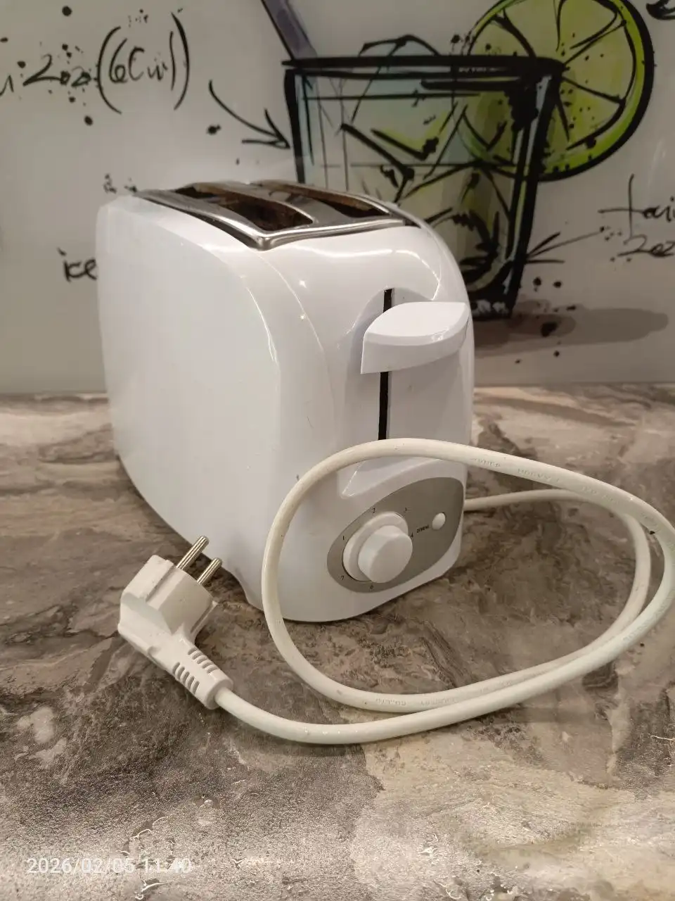 Тостер на 2 кусочка хлеба с кнопкой Отмена - Тостеры (Барахолка) в Королев