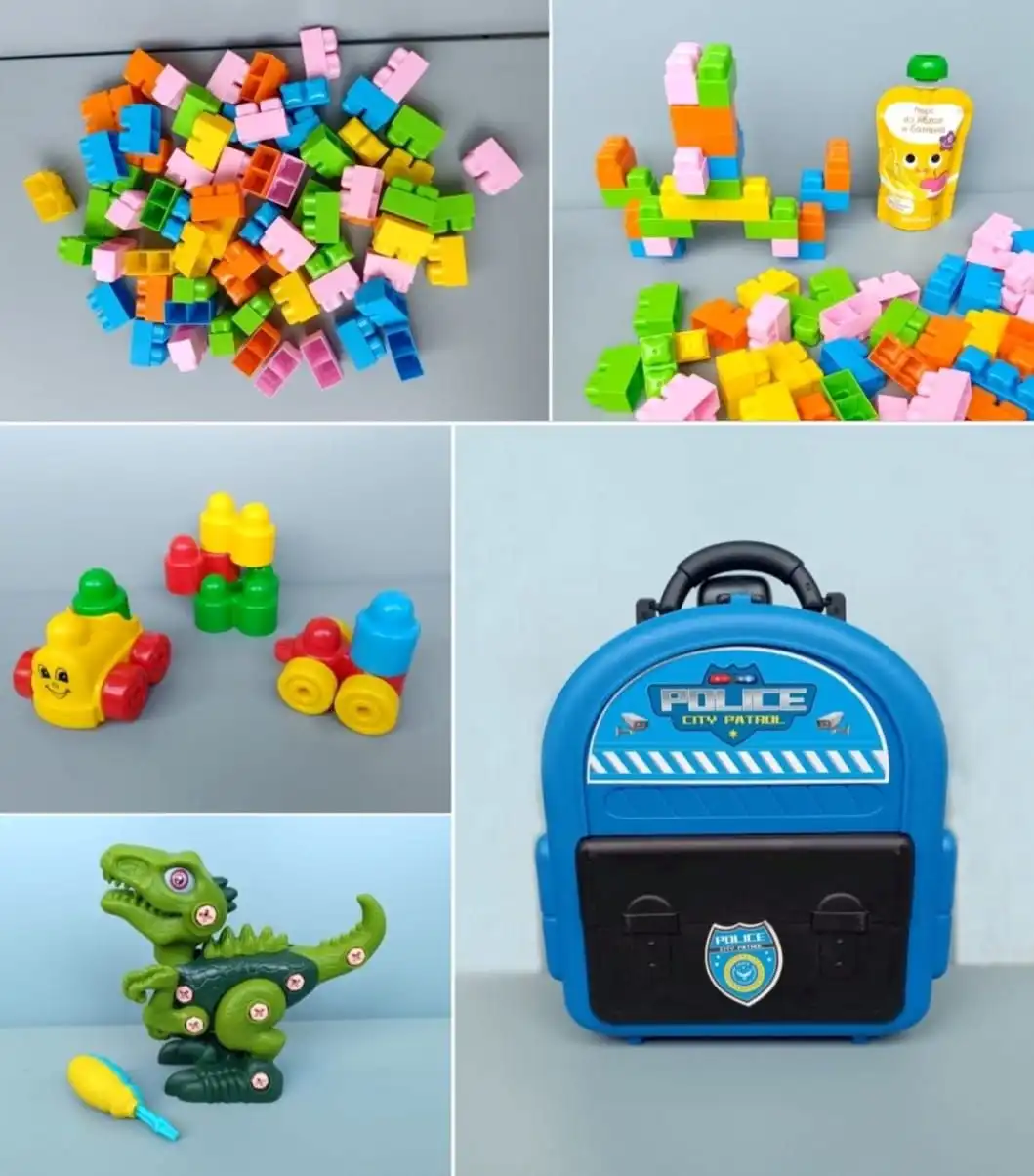 Три конструктора на разный возраст с подарком - Конструкторы (Товары для детей) в Королев