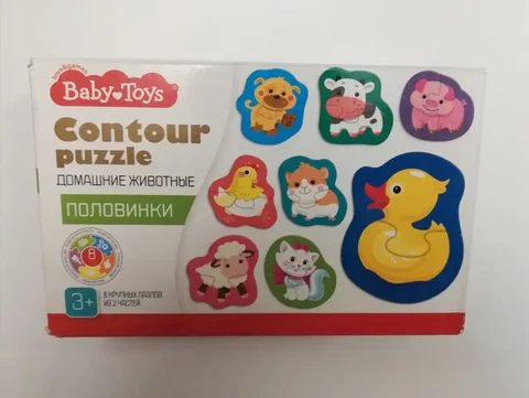 Пазлы из 2-ух частей Baby toys - Игрушки в Королев