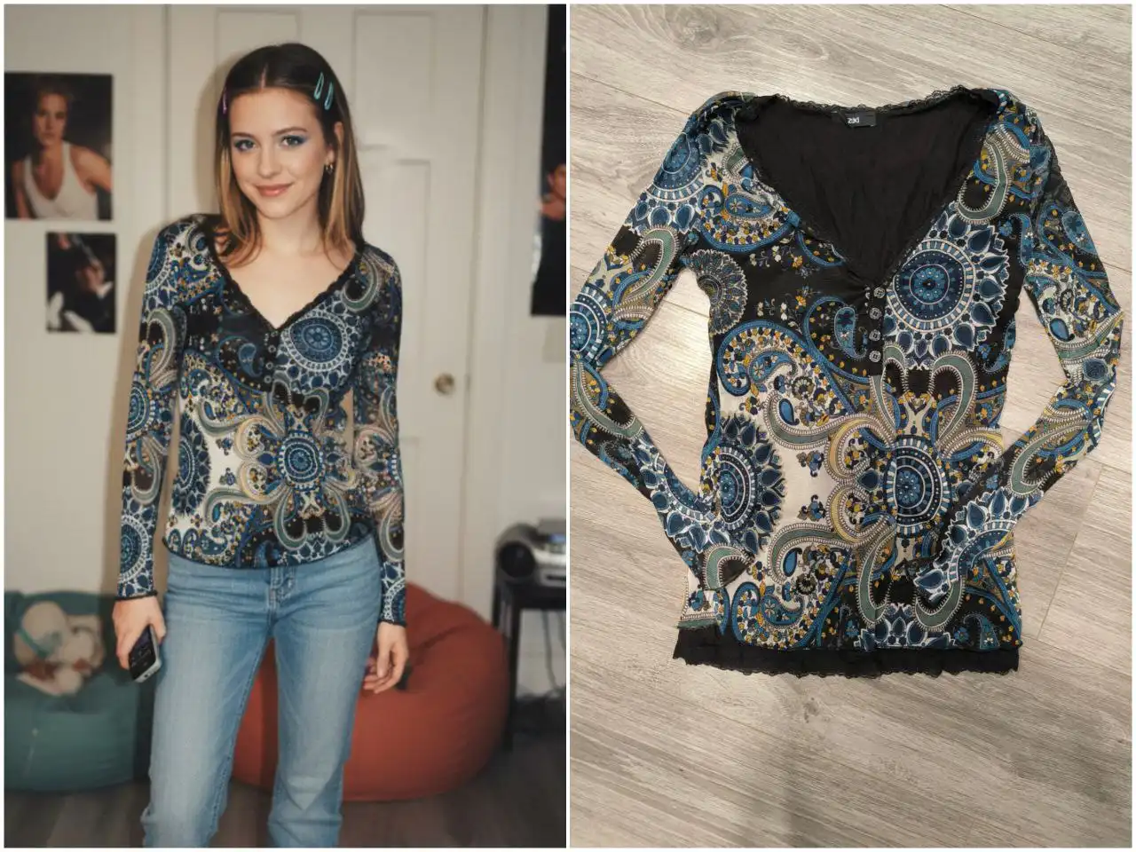 Кофта y2k размер 42/44 - Женская одежда (Одежда) в Королев