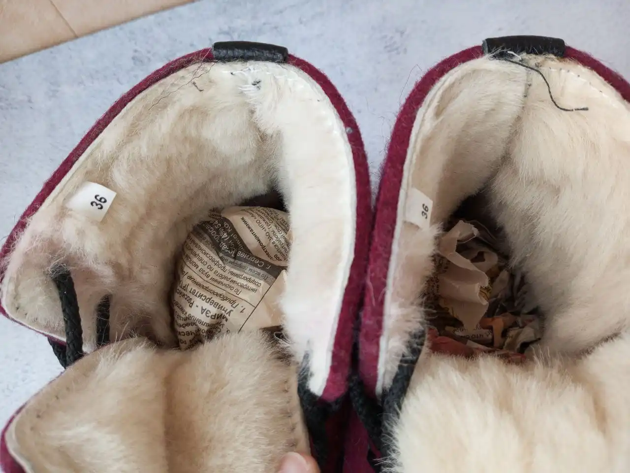 Валенки на шнурках 36 размера - Обувь (Одежда) в Сергиев Посад