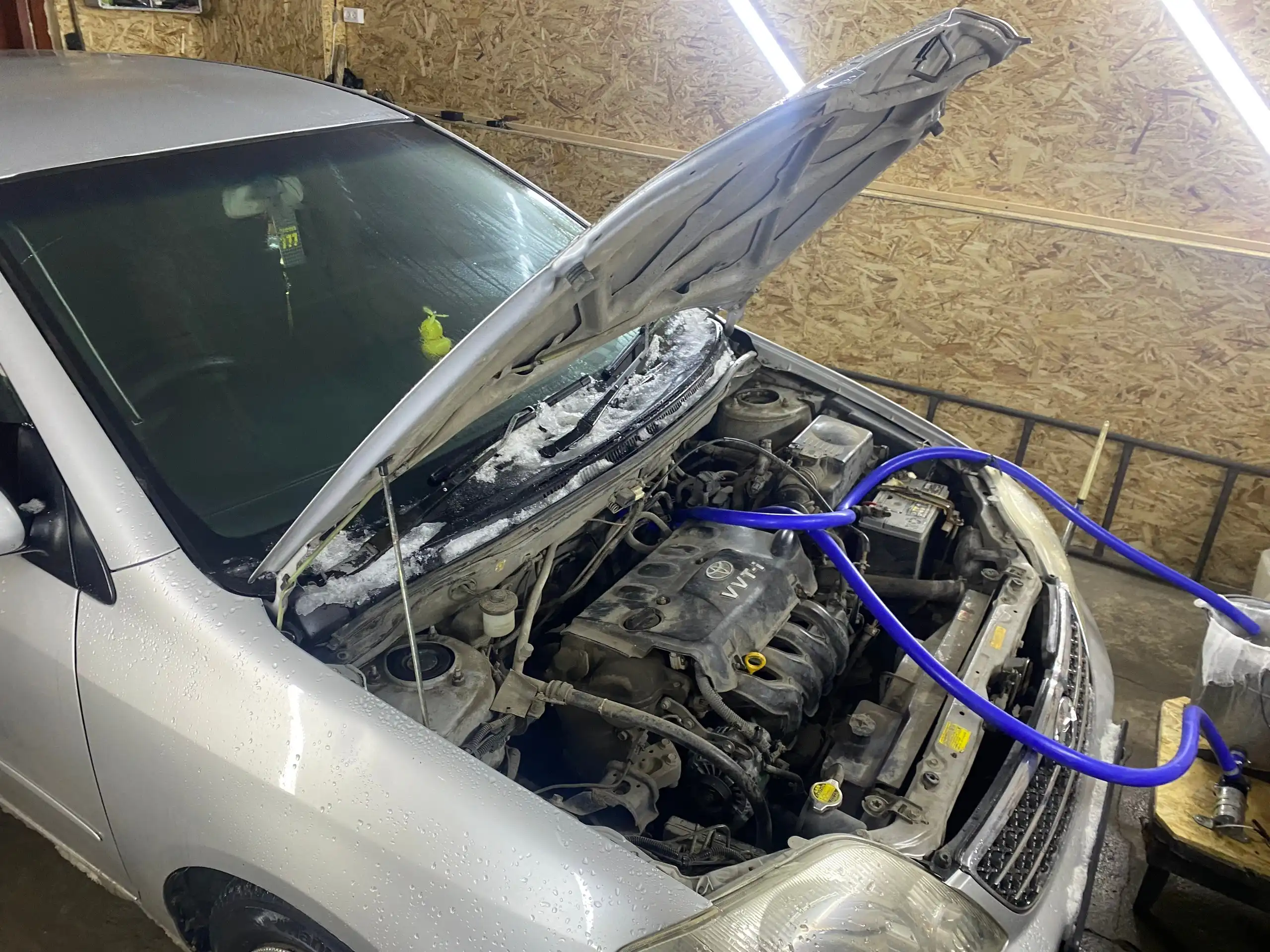 Промывка радиатора отопителя автомобиля