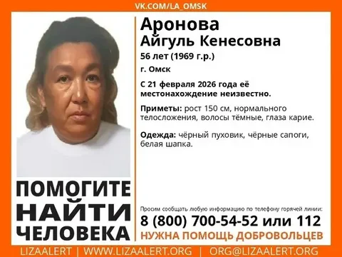 Пропала Аронова Айгуль Кенесовна в Омске - Маска для сна в Омск