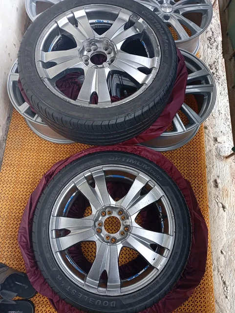 Комплект колес летняя резина 215/45 R17 диски 5x114 - Грузовики и коммерческий транспорт в Омск