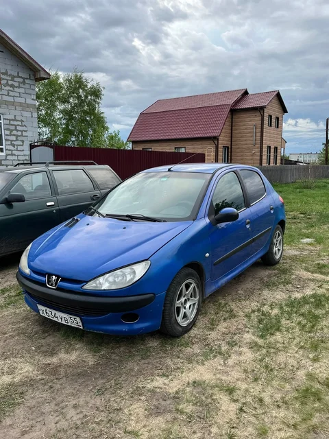Peugeot 206 2002 года в отличном состоянии - Литые диски в Омск