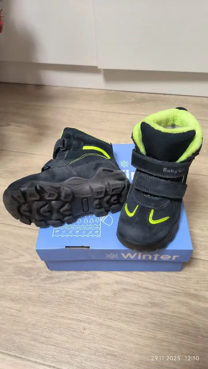 Зимние ботинки натуральная замша