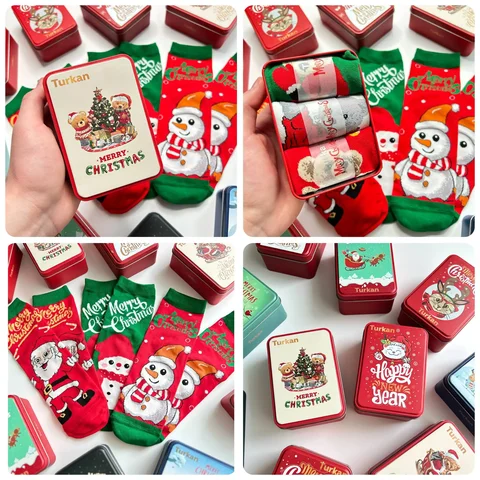 Новогодние носки в подарочных коробочках - Хобби и отдых в Дзержинск-Фаниполь