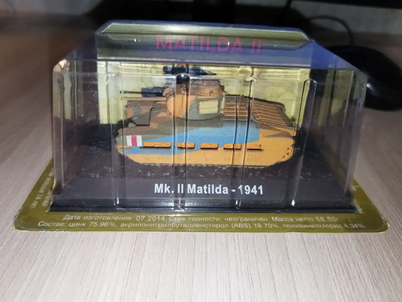 Коллекционная модель танка Mk. II Matilda 1941 Deagostini