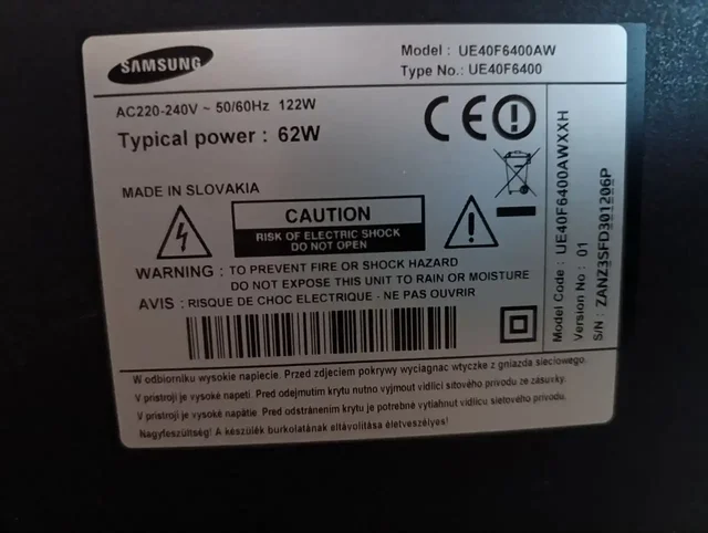 Телевизор Samsung UE40F6400 и 3D-очки Samsung SSG-5100GB - частное объявление в Дзержинск