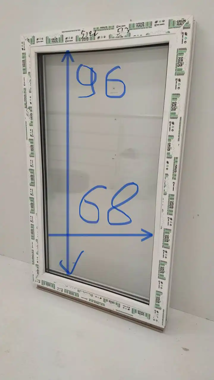 Окно ПВХ глухое 96x68 - Строительные материалы (Барахолка) в Дзержинск