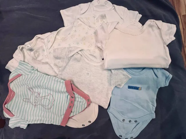 Детские боди 12 шт от 0-3 месяцев - Обувь в Минск