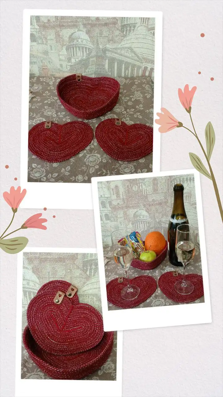 Набор для двоих с корзинкой и подстаканниками - Барахолка в Дзержинск-Фаниполь