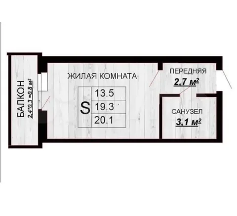 Продажа студии в ЖК АКВАРЕЛИ 3 - частное объявление в Краснодар