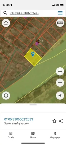 Участок 15 соток на первой линии берега пруда - Недвижимость в Тахтамукай