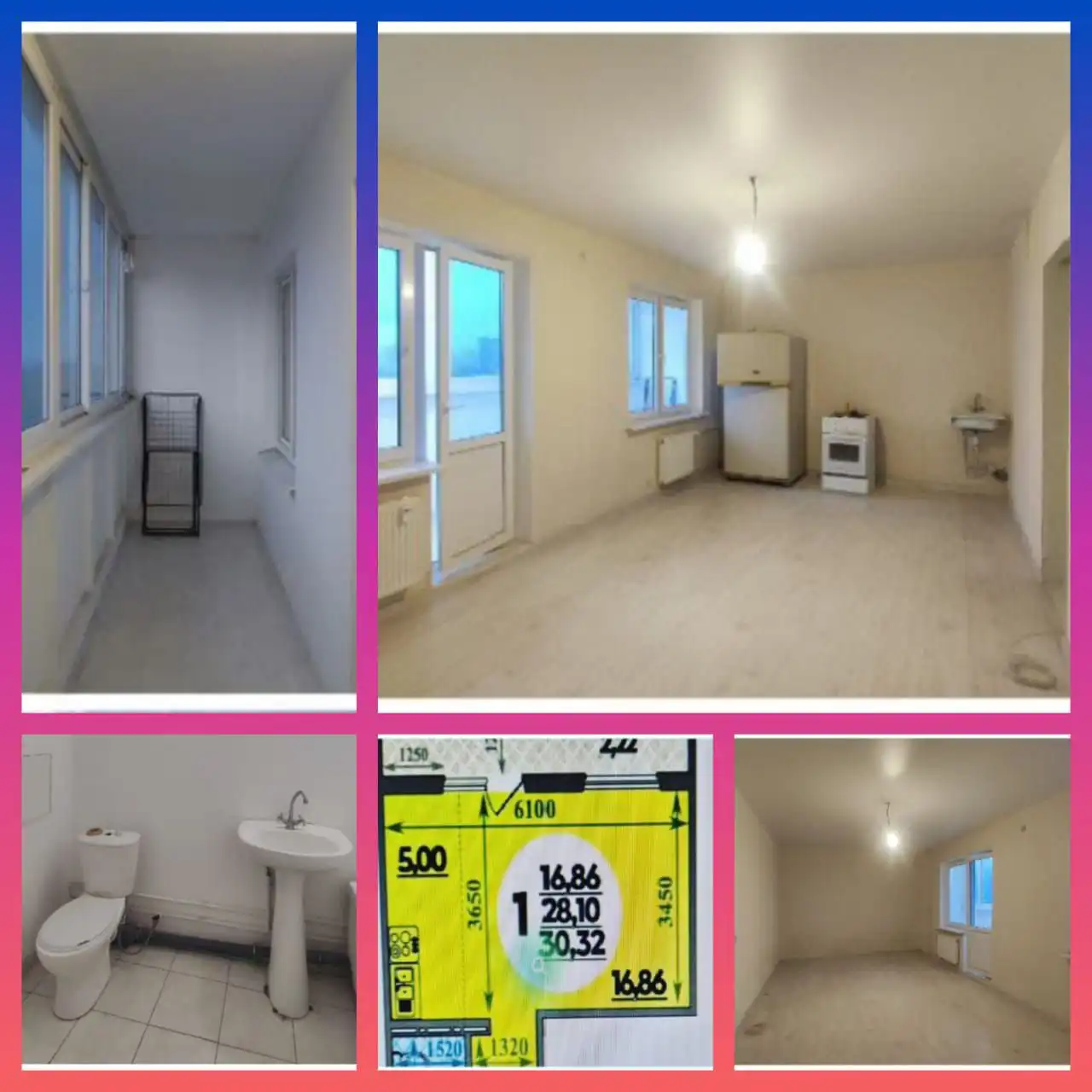 Студия 30 м2 с ремонтом в Краснодаре