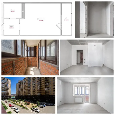 Студия 25м2 в ЖК Ракурс - Недвижимость в Краснодар