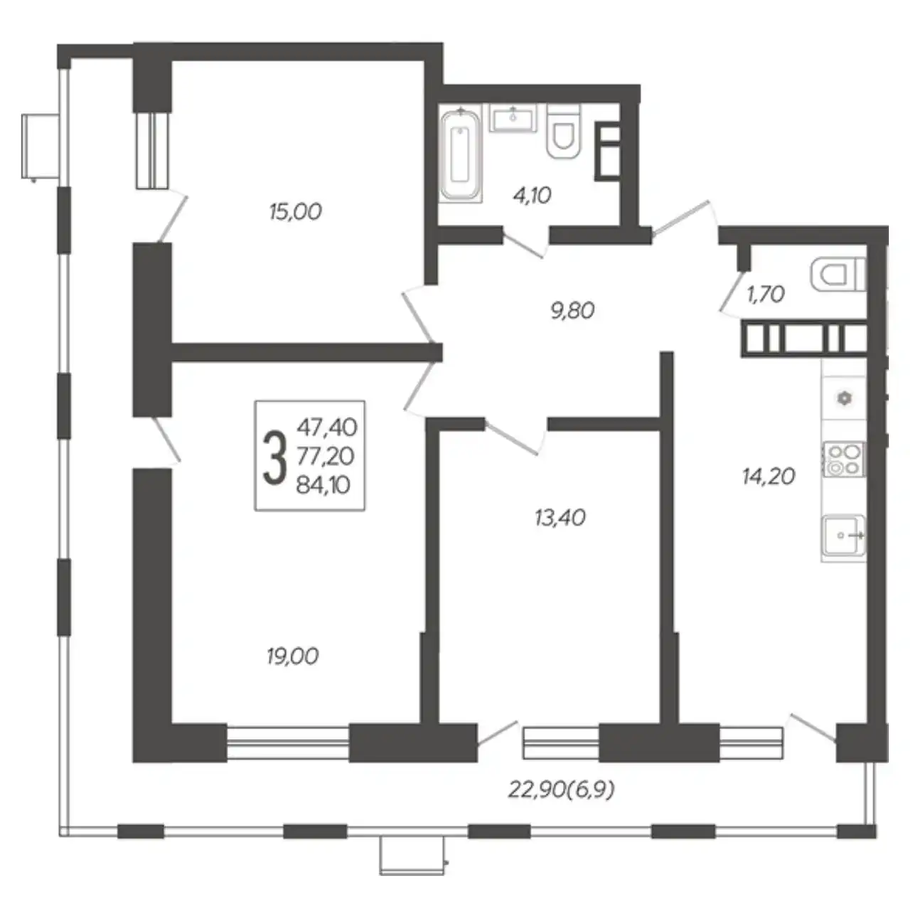 ЖК Небо 12этаж в Краснодаре