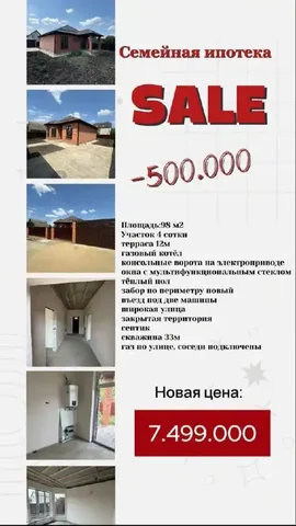 Продажа дома с участком 4 сотки на Ростовском шоссе - Дом в Краснодар