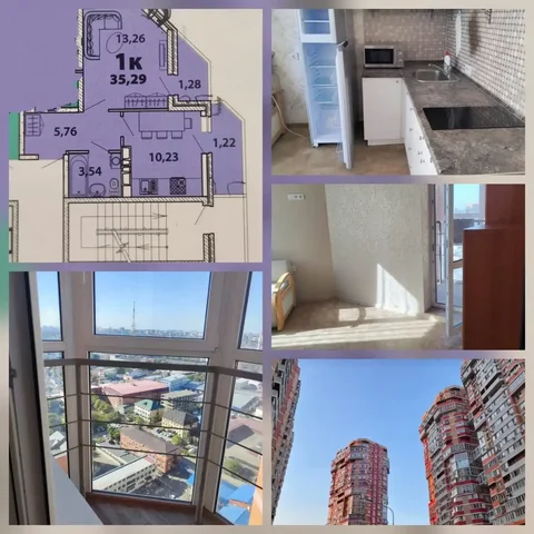 Продажа квартиры в ЖК Большая Таманская, 1 комната, 24 этаж - Земля в Краснодар