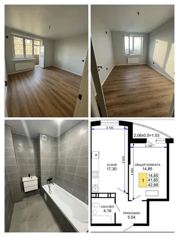 Квартира в ЖК Лучший на Ростовском шоссе - Недвижимость в Краснодар