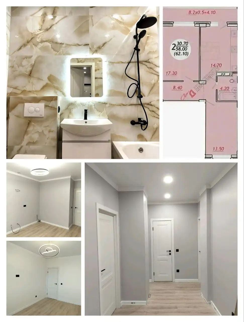 2-комнатная квартира в ЖК Феникс на ул. Мачуги - Квартиры (Недвижимость) в Краснодар