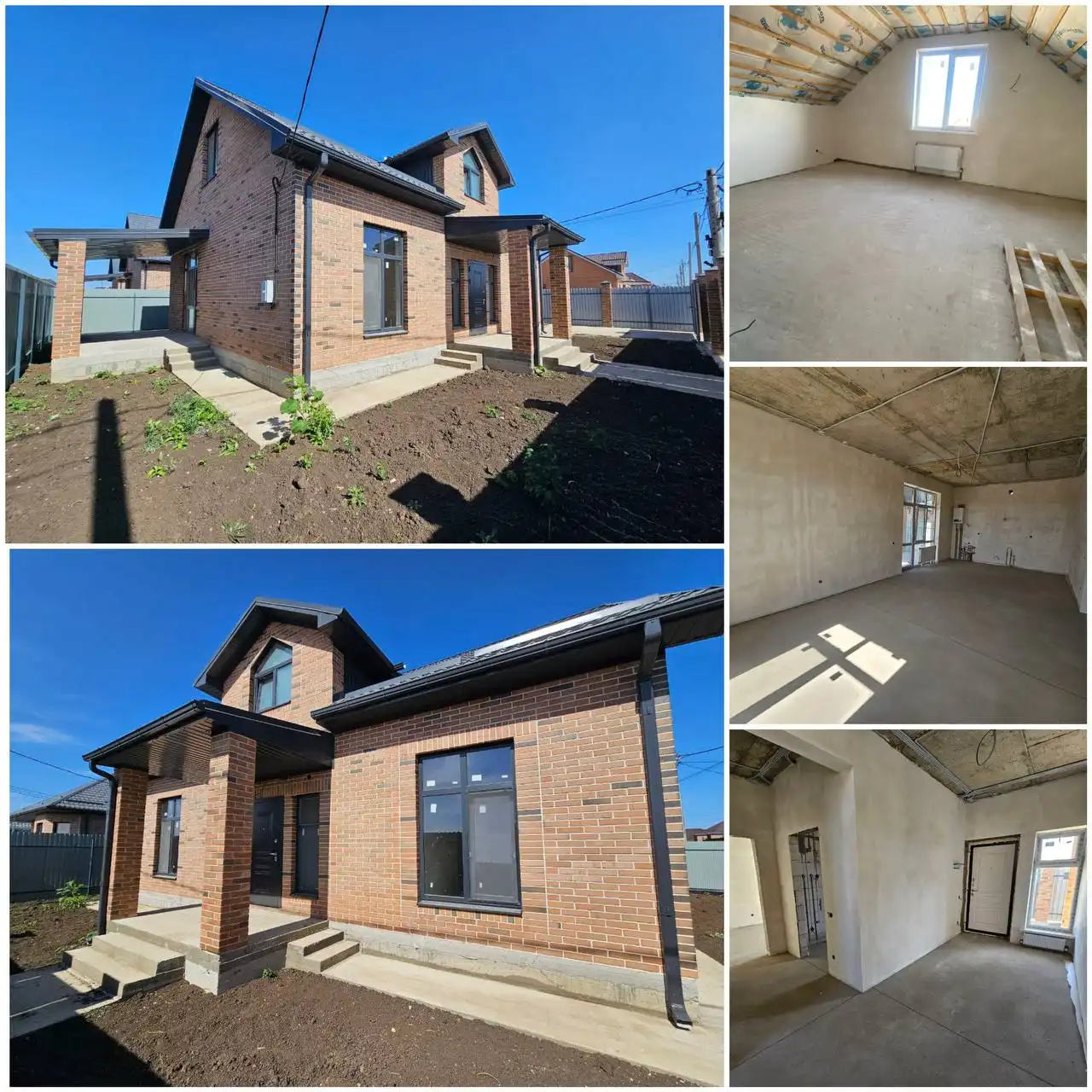 Дом 153м2 с террасой и участком 3.3 сотки в п.Российский - Дома (Недвижимость) в Краснодар